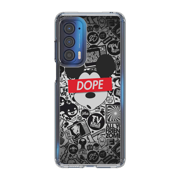 Mickey Dope Motorola Edge 2021 Case