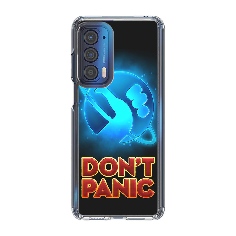 Hitchhiker's Guide To The Galaxy Dont Panic Motorola Edge 2021 Case