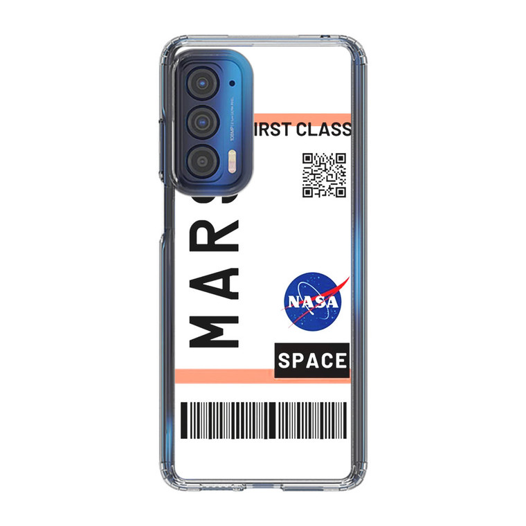 Mars Planet First Class Ticket Motorola Edge 2021 Case