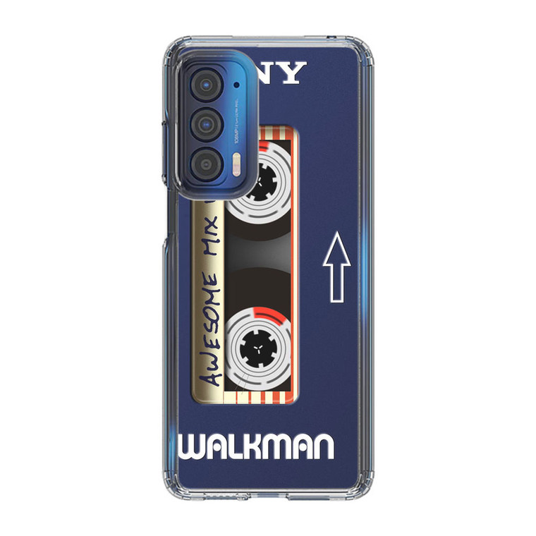 Awesome Mix Vol 1 Walkman Motorola Edge 2021 Case