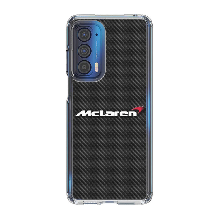 McLaren Logo Carbon Fibre Motorola Edge 2021 Case