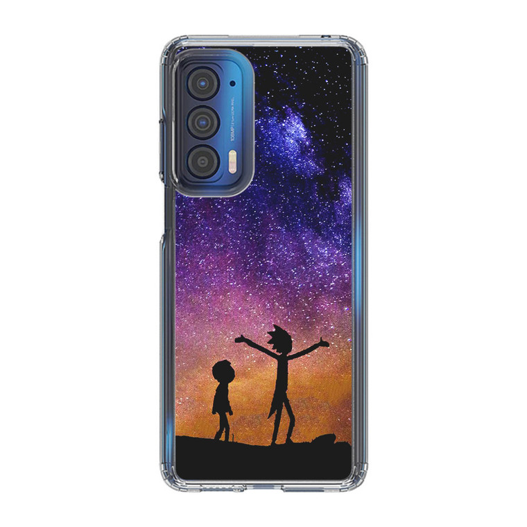 Rick and Morty Space Nebula Motorola Edge 2021 Case