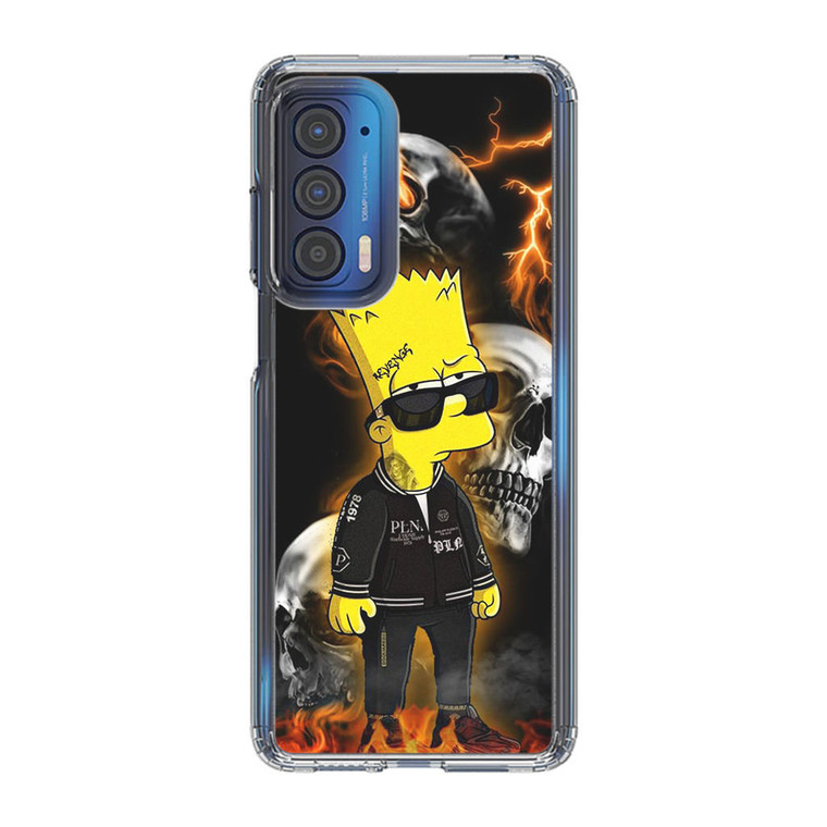Bart Death Metal Style Motorola Edge 2021 Case