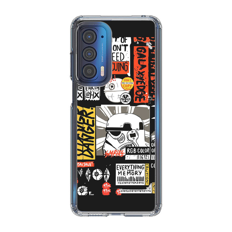 Star Wars Stiker Motorola Edge 2021 Case