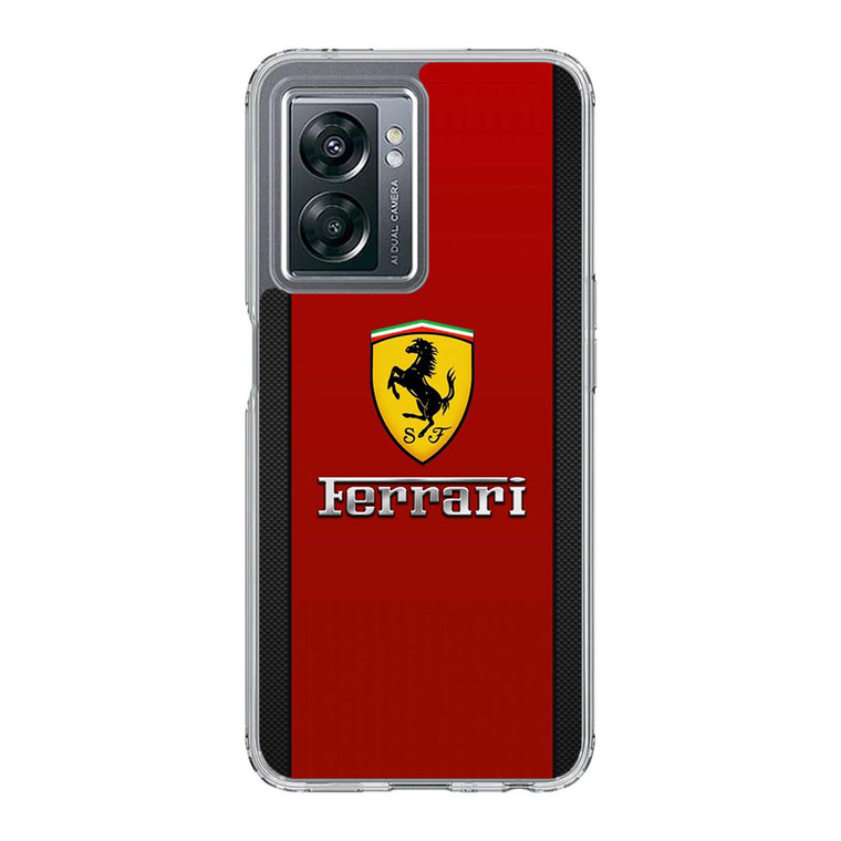 Ferrari Logo Red Carbon OnePlus Nord N300 5G Case