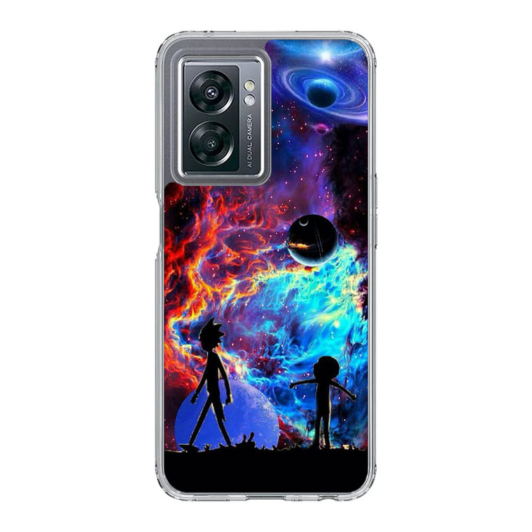 Rick and Morty Flat Galaxy OnePlus Nord N300 5G Case