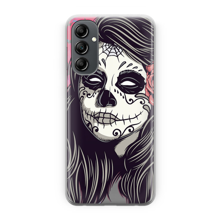 Mexican Girl Skull Samsung Galaxy A14 5G Case