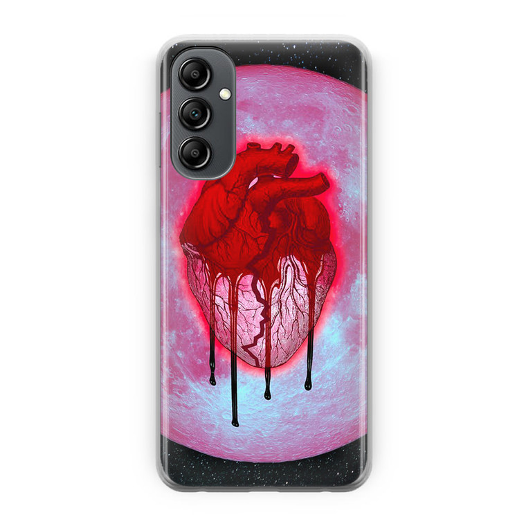 Chris Brown Heartbreak on a Full Moon Samsung Galaxy A14 5G Case