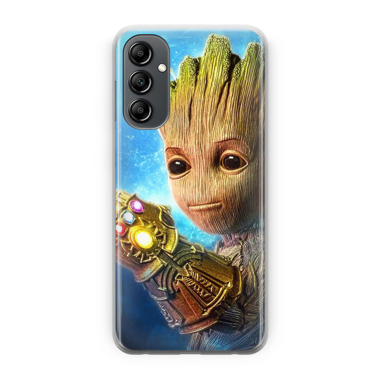 Baby Groot Using the Knob of Infinity Samsung Galaxy A14 5G Case