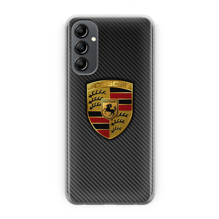 Carbon Porsche Logo Samsung Galaxy A14 5G Case
