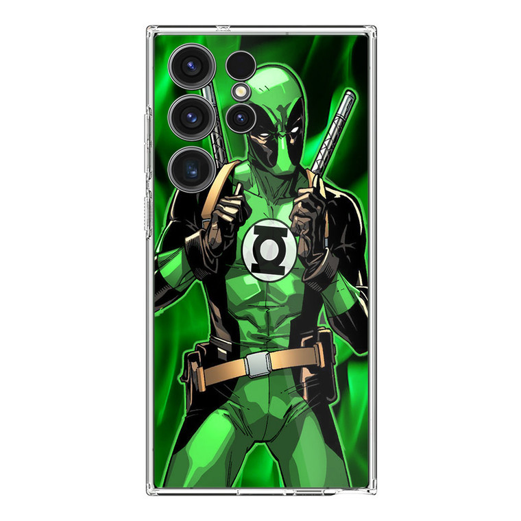 Deadpool Green Latern Custom Samsung Galaxy S23 Ultra Case