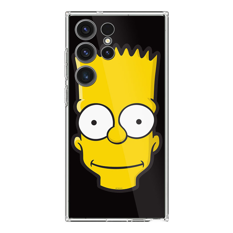 Simpsons Bart Face Samsung Galaxy S23 Ultra Case