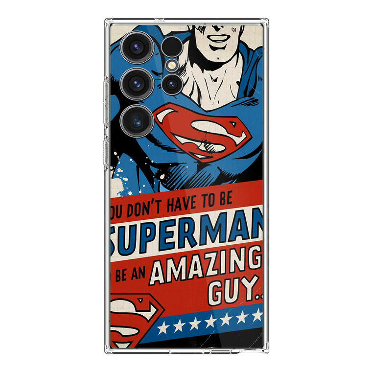 Amazing Guy Superman Samsung Galaxy S23 Ultra Case