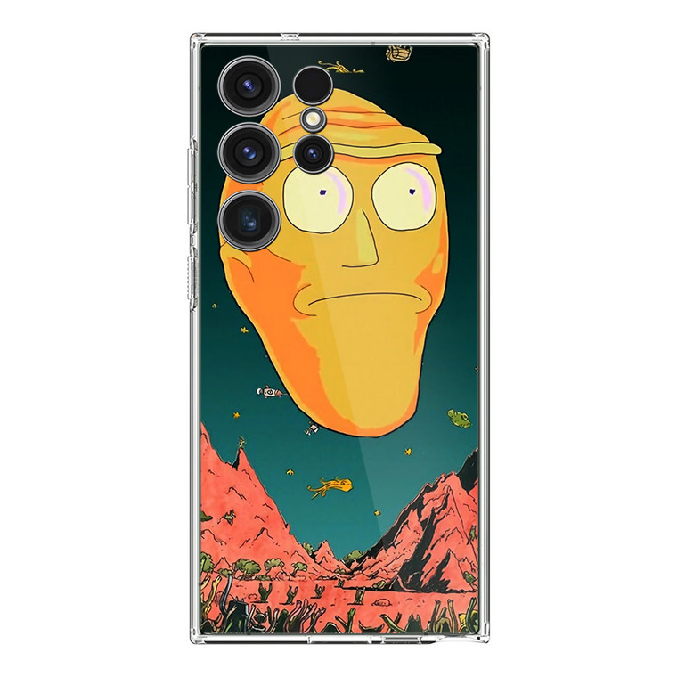 Rick And Morty Giant Heads Samsung Galaxy S23 Ultra Case