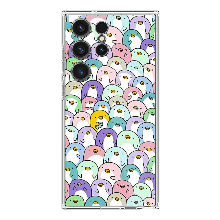 Cute Pinguin Samsung Galaxy S23 Ultra Case