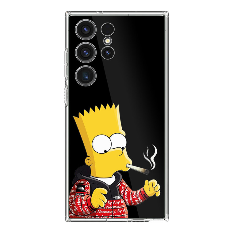 Bart Smoking Supreme Samsung Galaxy S23 Ultra Case