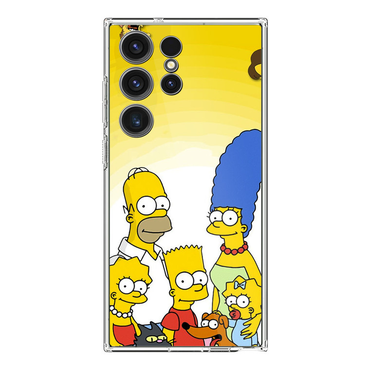 Simpsons Family Samsung Galaxy S23 Ultra Case
