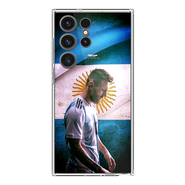 Lionel Messi Argentina Team Samsung Galaxy S23 Ultra Case
