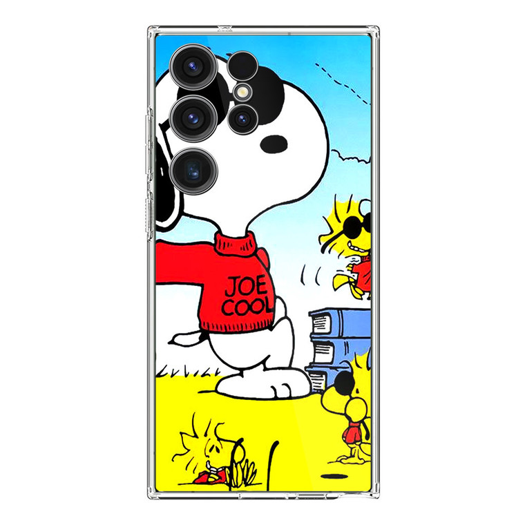 Snoopy Chibi Samsung Galaxy S23 Ultra Case