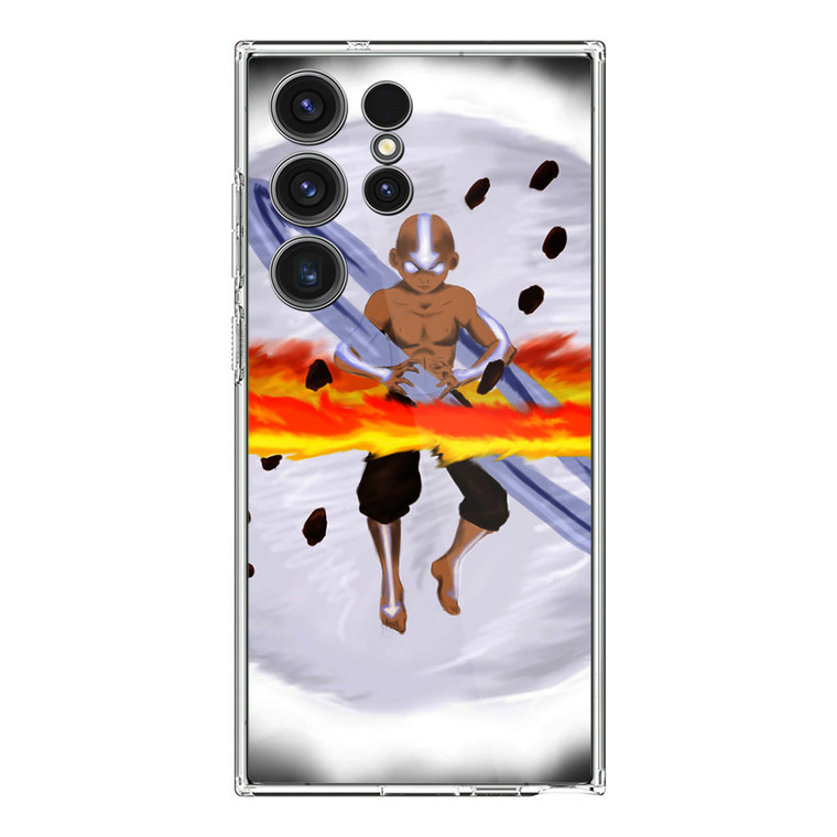 Avatar The Last Airbender Angry Aang Samsung Galaxy S23 Ultra Case