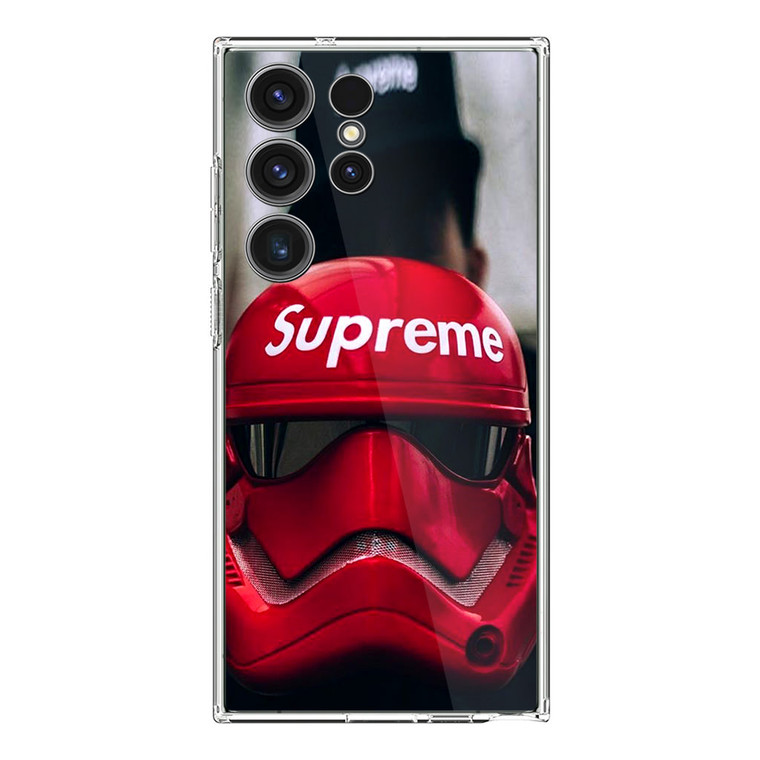 Stormtrooper Supreme Helmet Samsung Galaxy S23 Ultra Case