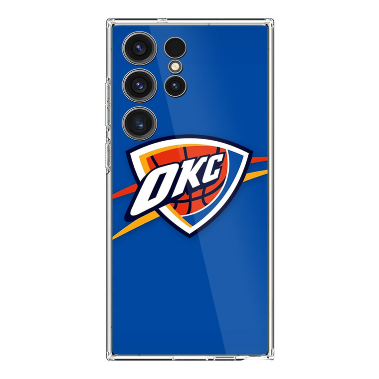 Oklahoma City Thunder Logo Nba Samsung Galaxy S23 Ultra Case