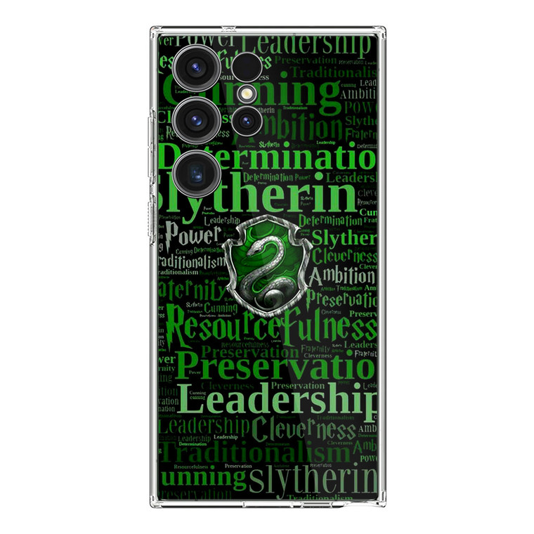 Slytherin Quote Logo Samsung Galaxy S23 Ultra Case