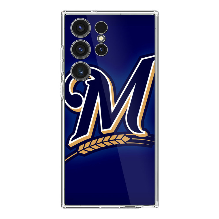 Milwaukee Brewers Baseball Team Logo Samsung Galaxy S23 Ultra Case