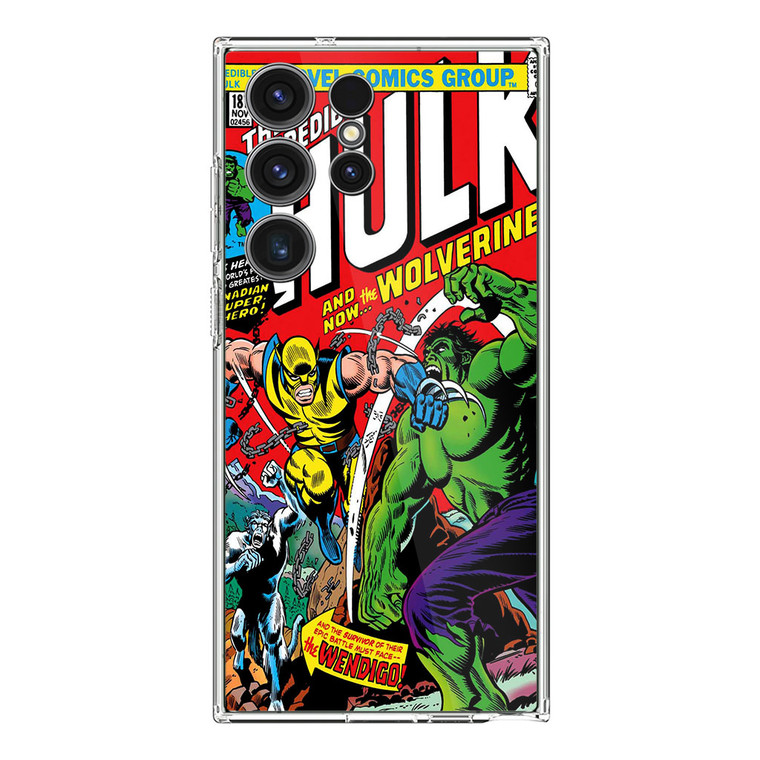 Marvel Comics Cover The Incredible Hulk Samsung Galaxy S23 Ultra Case