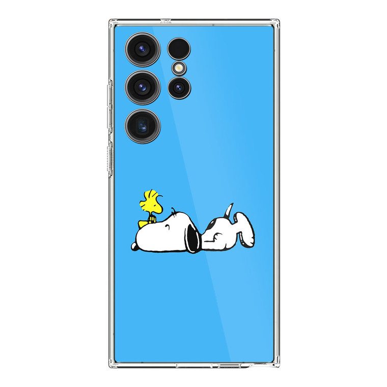 Snoopy And Woodstock Samsung Galaxy S23 Ultra Case