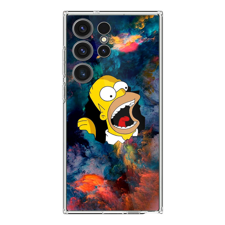 Homer Behind The Black Hole Samsung Galaxy S23 Ultra Case
