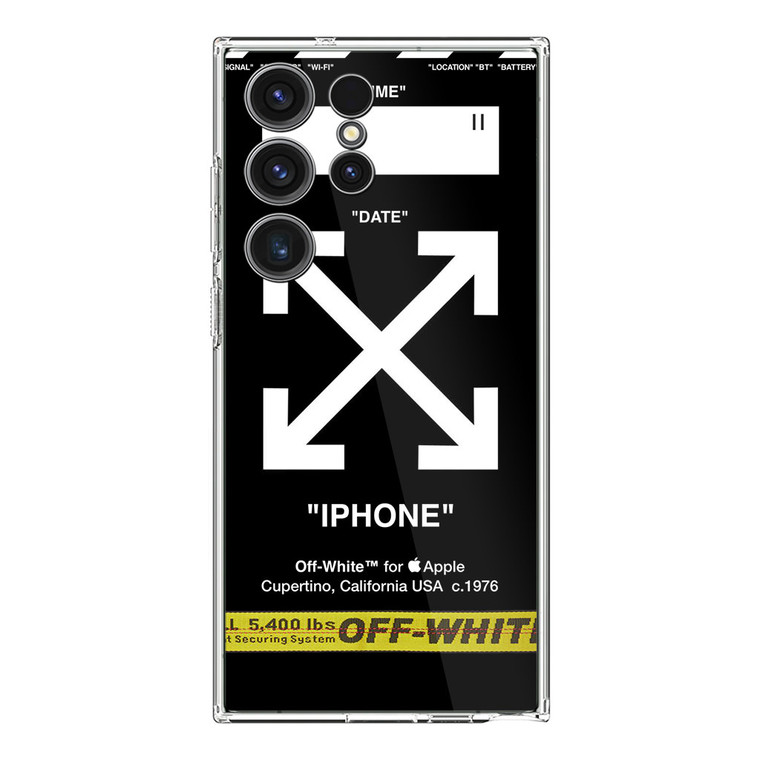 Off White X Apple Samsung Galaxy S23 Ultra Case