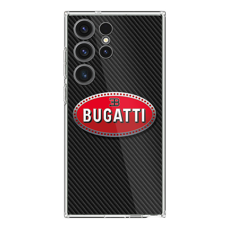 Bugatti Red Logo Samsung Galaxy S23 Ultra Case