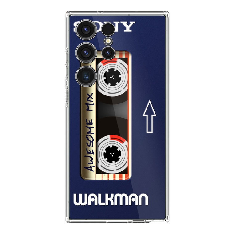 Awesome Mix Vol 1 Walkman Samsung Galaxy S23 Ultra Case