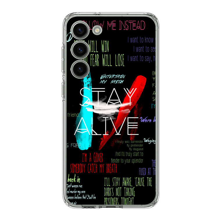 Twenty One Pilots Stay Alive Samsung Galaxy S23 Plus Case