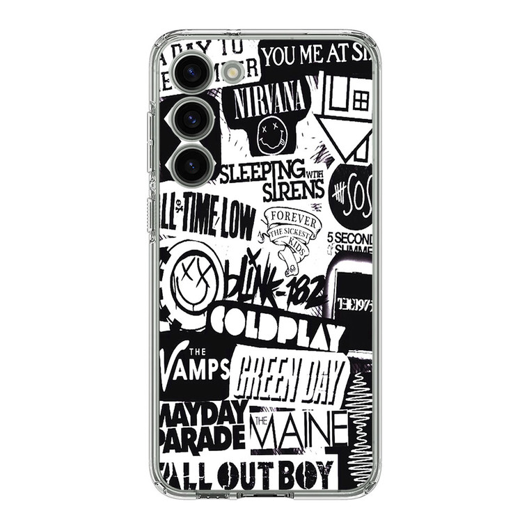 All Band Nirvana BLink 182 Sleeping Mayday Parade Samsung Galaxy S23 Plus Case
