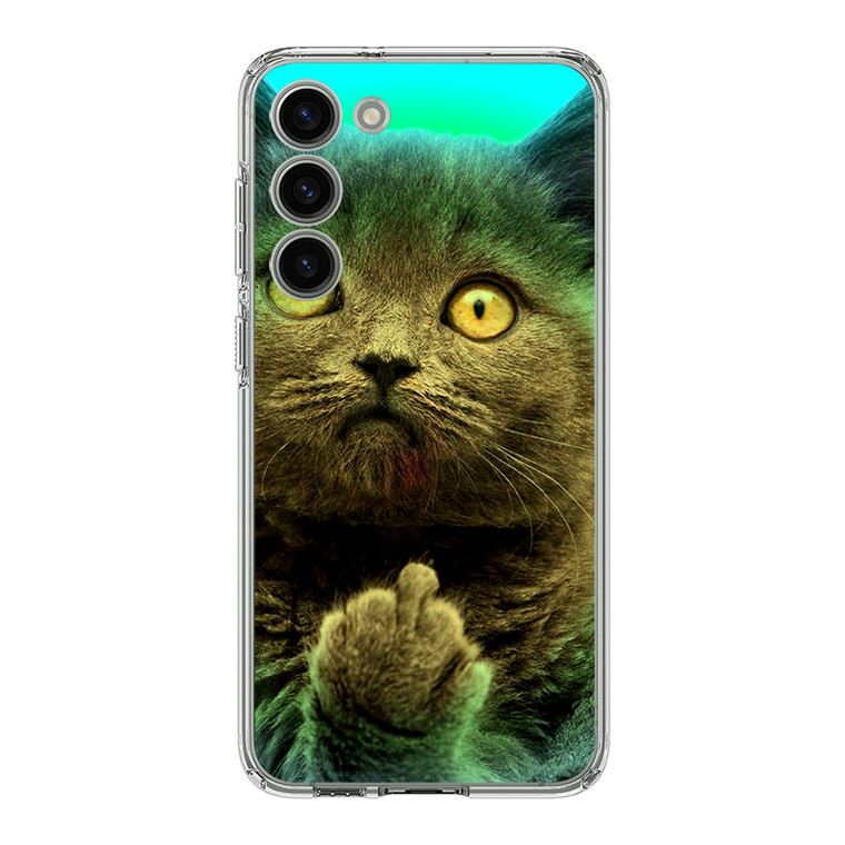 Funny Cat Samsung Galaxy S23 Plus Case