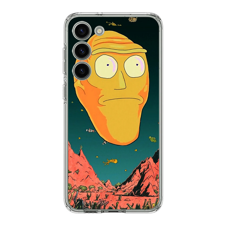 Rick And Morty Giant Heads Samsung Galaxy S23 Plus Case