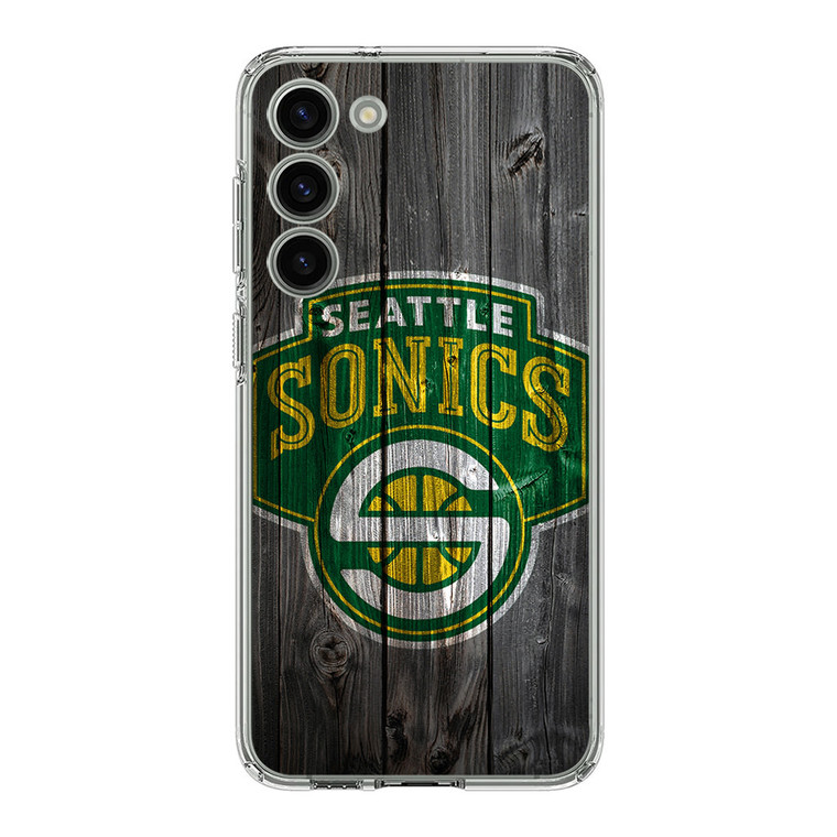 Seattle Sonics Wood Samsung Galaxy S23 Plus Case
