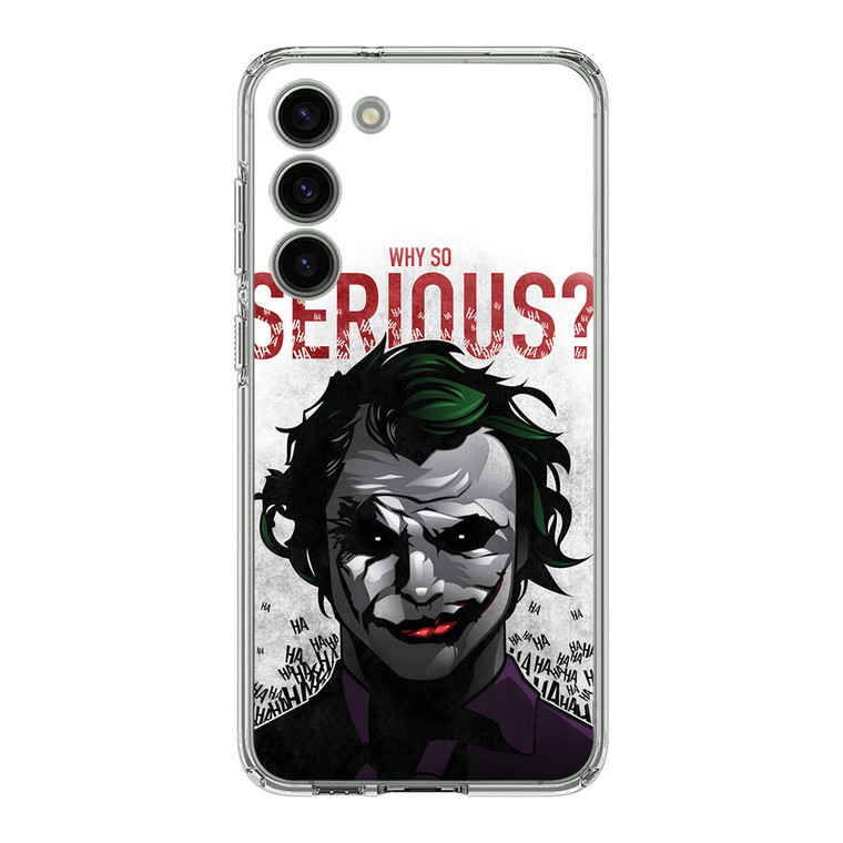 Joker Why So Serious Cartoon Samsung Galaxy S23 Plus Case