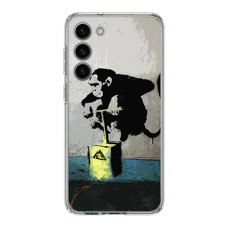 Banksy Monkey Samsung Galaxy S23 Plus Case