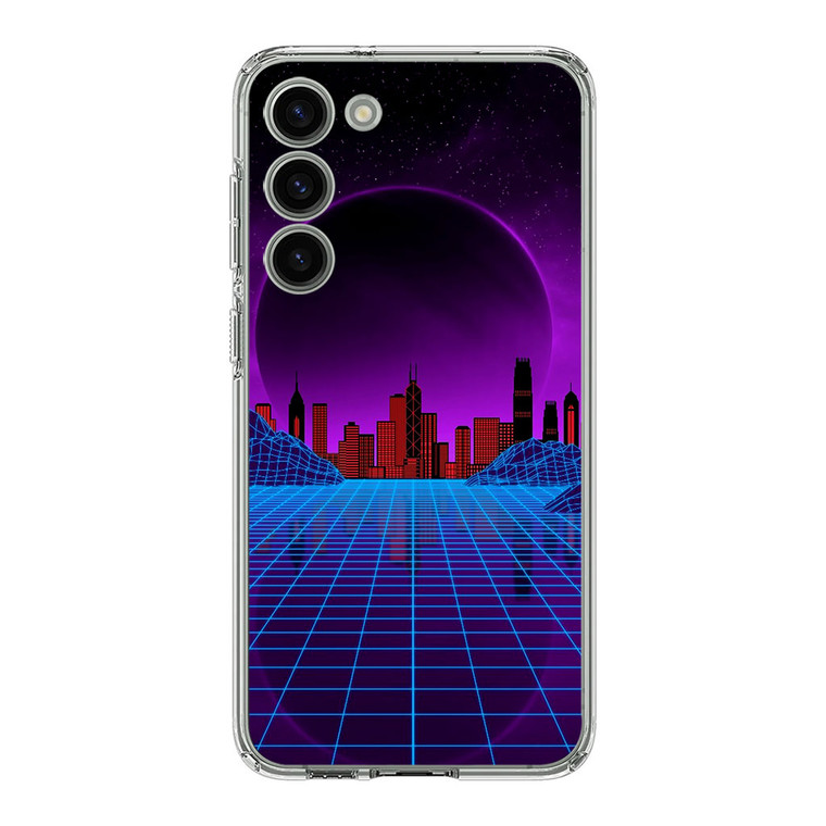 New Synthwave Samsung Galaxy S23 Plus Case