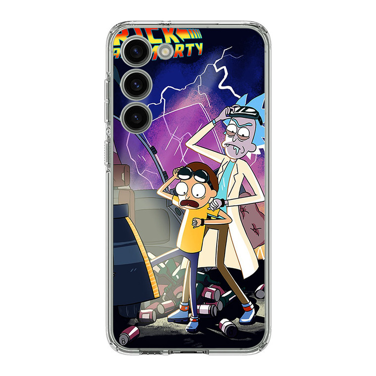 Rick And Morty Back To The Future Samsung Galaxy S23 Plus Case
