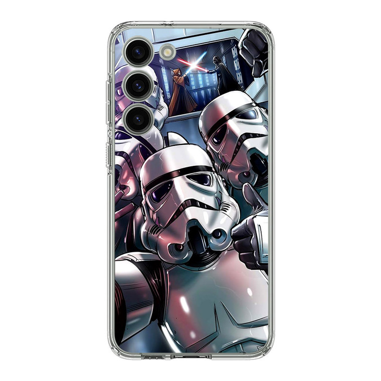 Star Wars Stormtrooper Selfie Samsung Galaxy S23 Plus Case