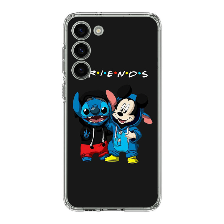 Stitch and Mickey Friends Samsung Galaxy S23 Plus Case