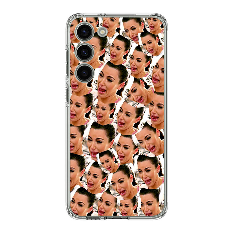 Kim Kardashian Crying Collage Samsung Galaxy S23 Plus Case
