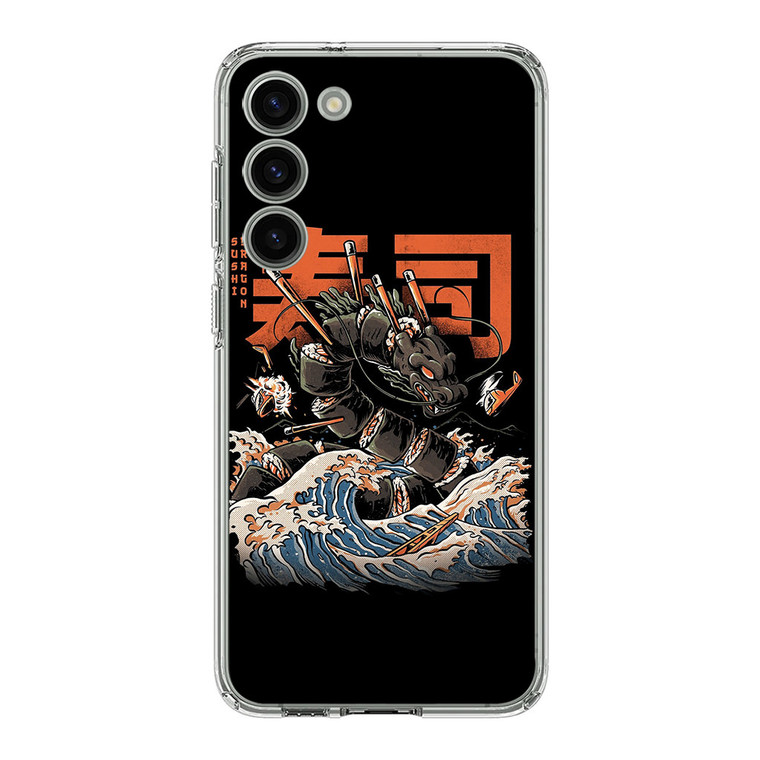 The Black Sushi Dragon Samsung Galaxy S23 Plus Case