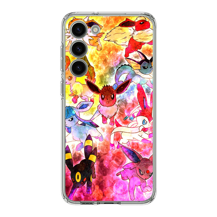 Pokemon Eevee Collage Samsung Galaxy S23 Plus Case