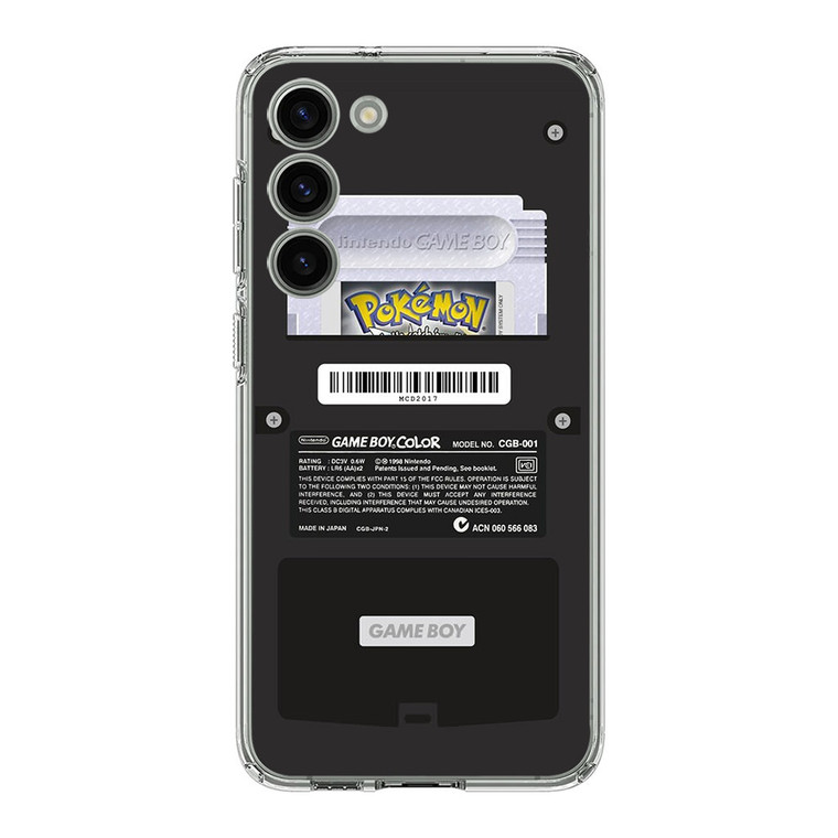 Black Gameboy Color - Silver Cartridge Samsung Galaxy S23 Plus Case