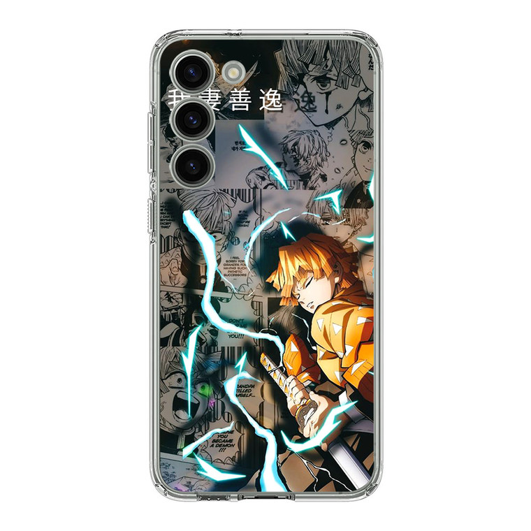 Anime Zenitsu Agatsuma Demon Slayer Samsung Galaxy S23 Plus Case